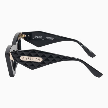 VALLEY // Savior GLOSS BLACK w. GOLD METAL/BLACK LENS