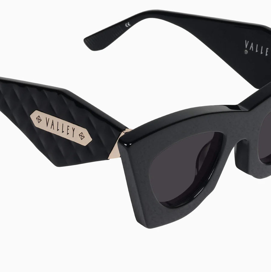 VALLEY // Savior GLOSS BLACK w. GOLD METAL/BLACK LENS