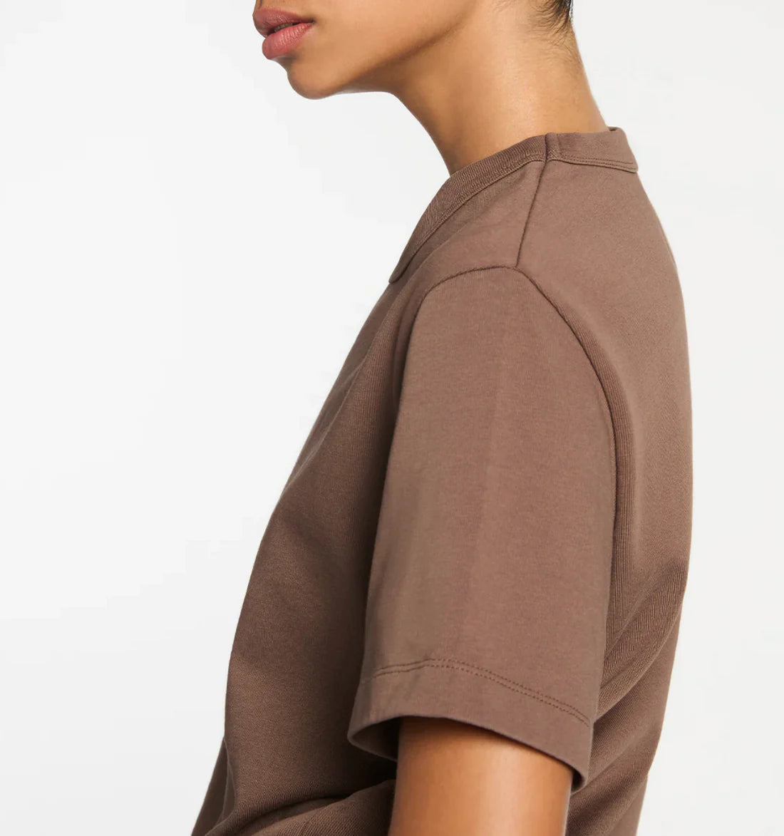 STATUS ANXIETY // Feels Right Tee COFFEE