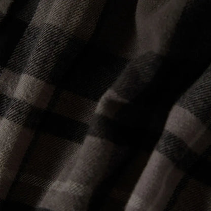 BRIXTON // Seagaze  Flannel BLACK/CHARCOAL