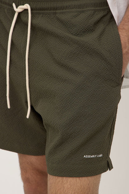 ASSEMBLY LABEL // Seth Swim Short MILITARY