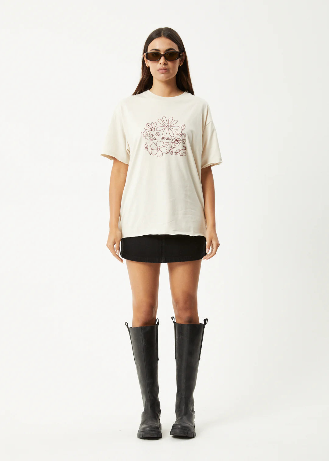 AFENDS // Shapes OS Tee MOONBEAM