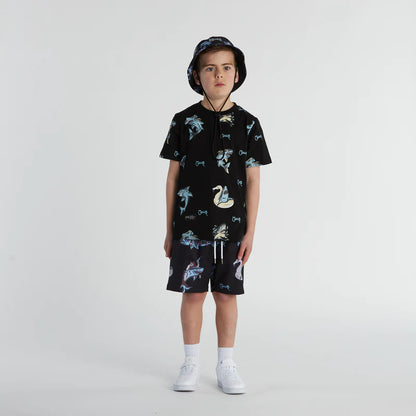 CRATE KIDS // Swim Shorts Sharks BLACK