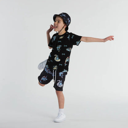 CRATE KIDS // Swim Shorts Sharks BLACK