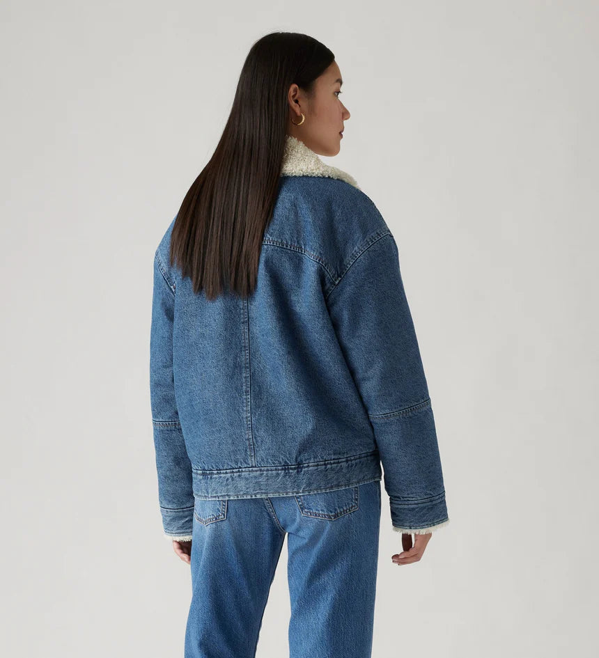 LEVIS // Sherpa Flight Jacket IN THE AIR