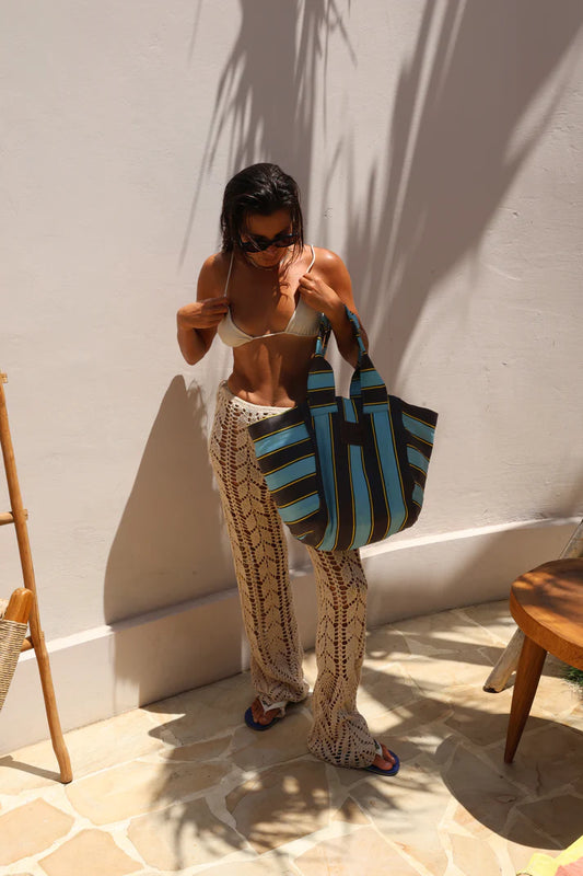 SAINT-RUE 22 // Shoulder Bag BLUE CRUSH