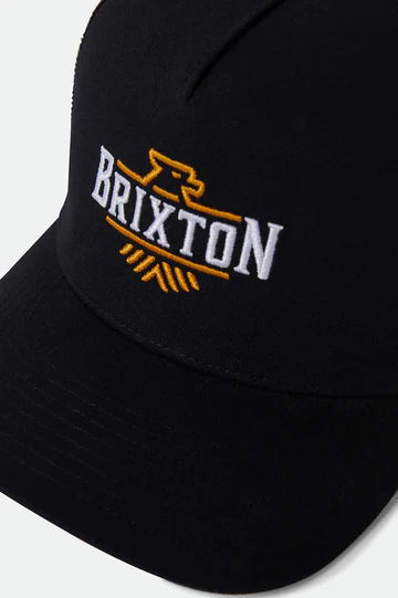 BRIXTON // SKYWIND C NP MP Trucker Hat BLACK/BLACK