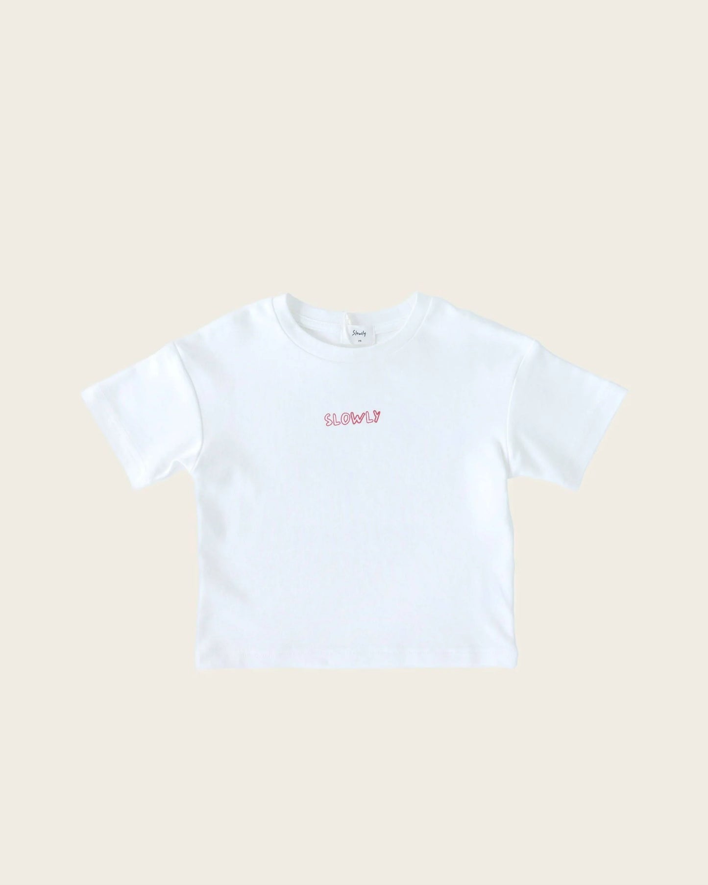 SLOWLY LABEL // Berry Kind Tee STRAWBERRY