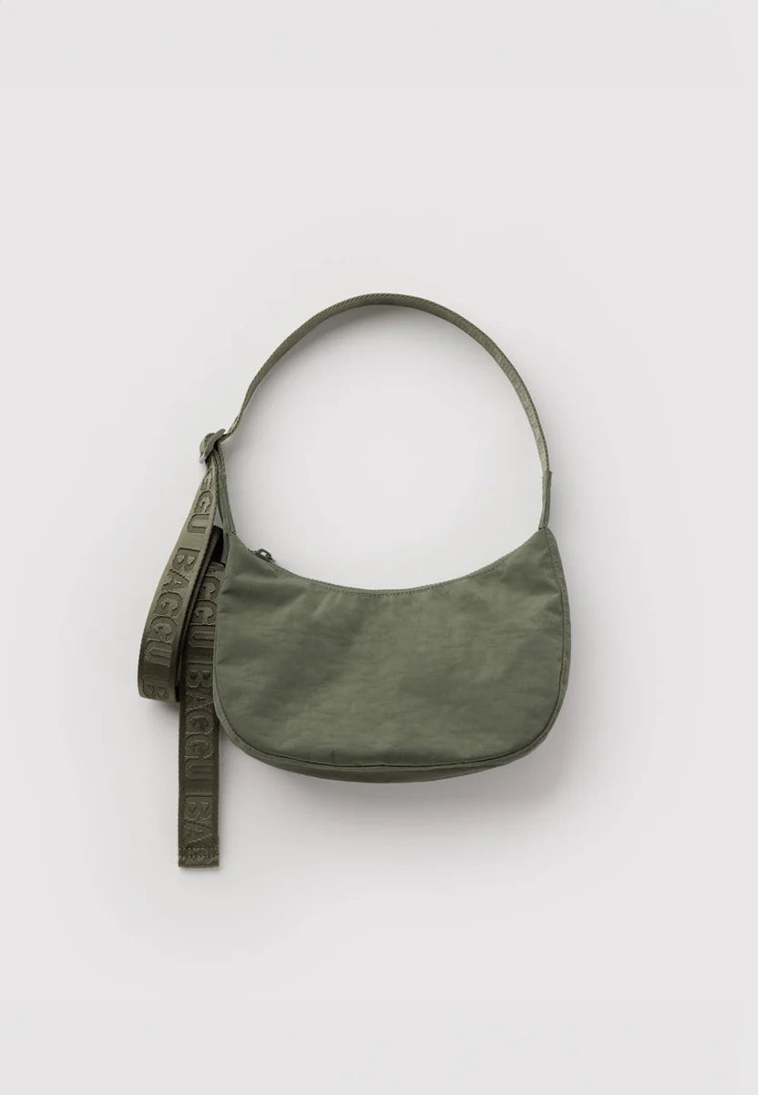 SMALL Nylon Crescent Bag CAPER