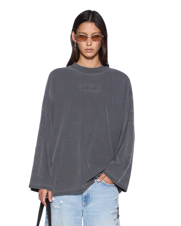 Sott Alter Boyfriend LS Tee CHARCOAL