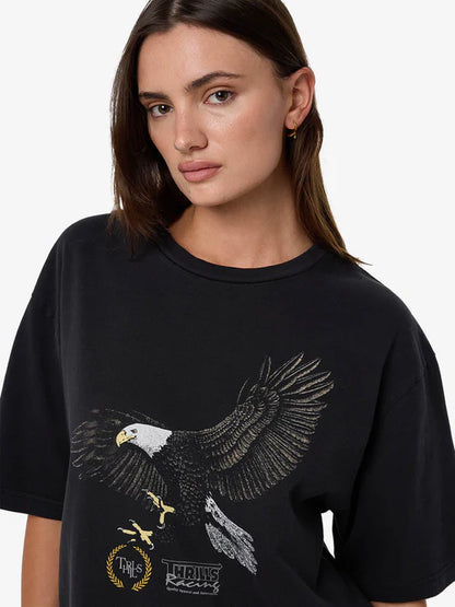 THRILLS // Speed Tour Oversized Tee WASHED BLACK