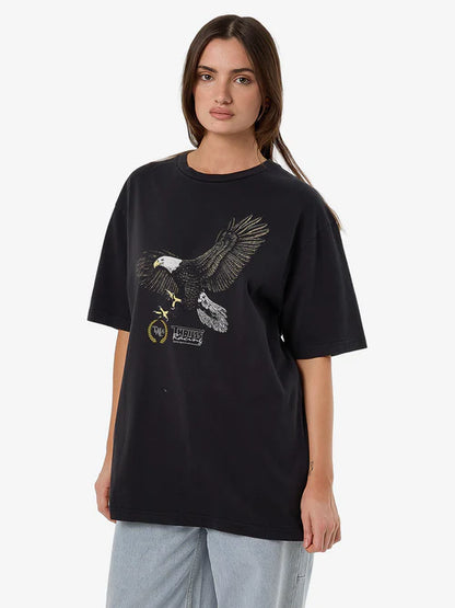 THRILLS // Speed Tour Oversized Tee WASHED BLACK