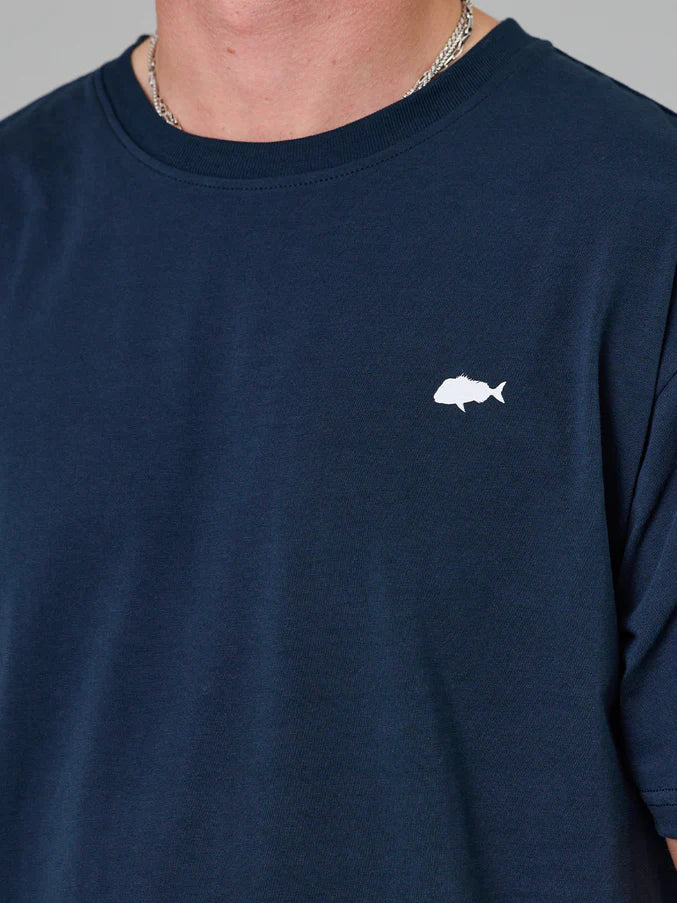 JAF // Stamp Sea Tee NAVY