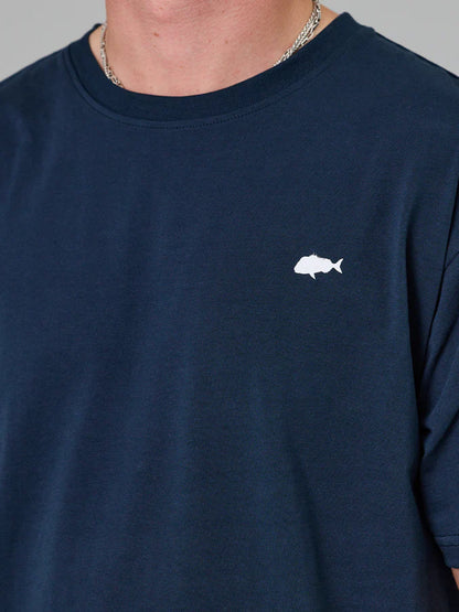 JAF // Stamp Sea Tee NAVY