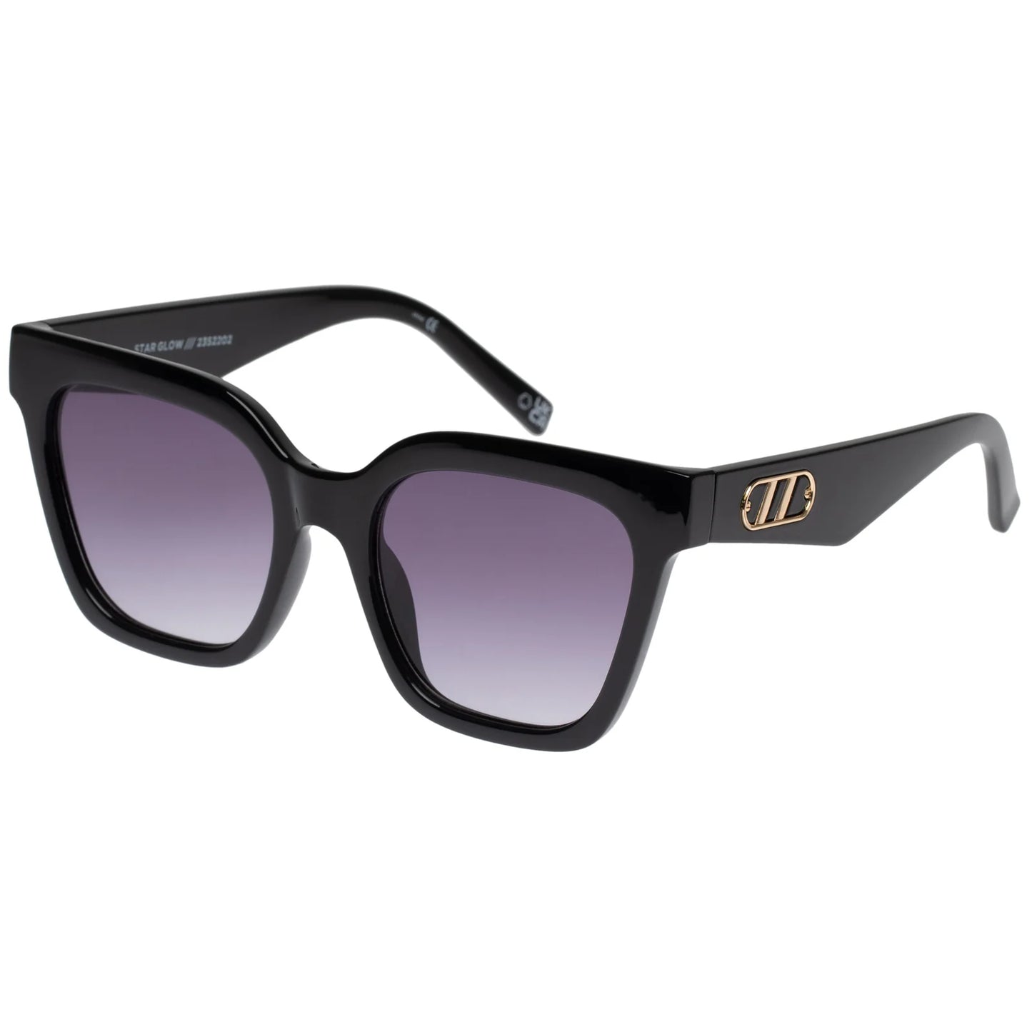 LE SPECS // Star Glow BLACK SMOKE