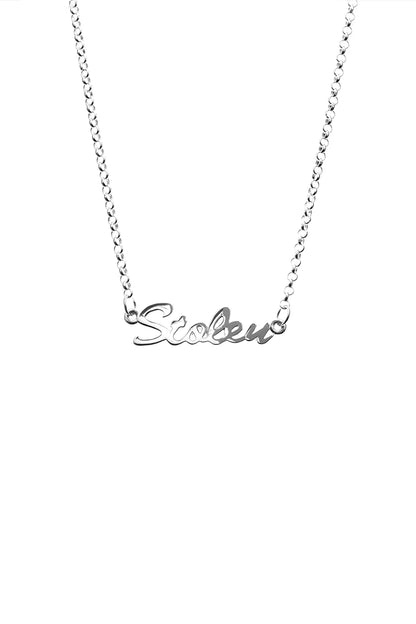 SGC // Stolen Script Necklace