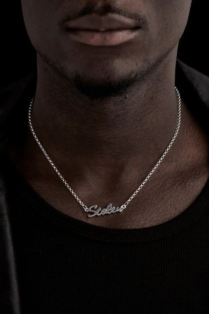 SGC // Stolen Script Necklace