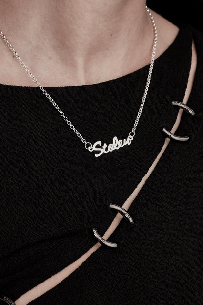 SGC // Stolen Script Necklace