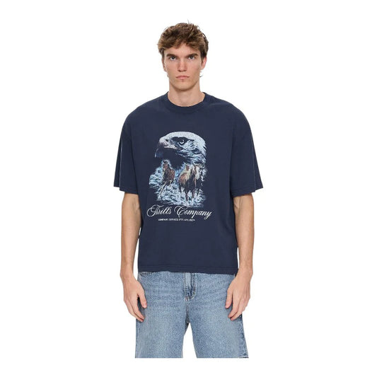 THRILLS // Superior Power Box Fit OS Crop Tee TOTAL ECLIPSE