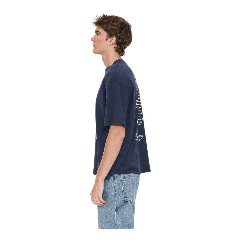 THRILLS // Superior Power Box Fit OS Crop Tee TOTAL ECLIPSE