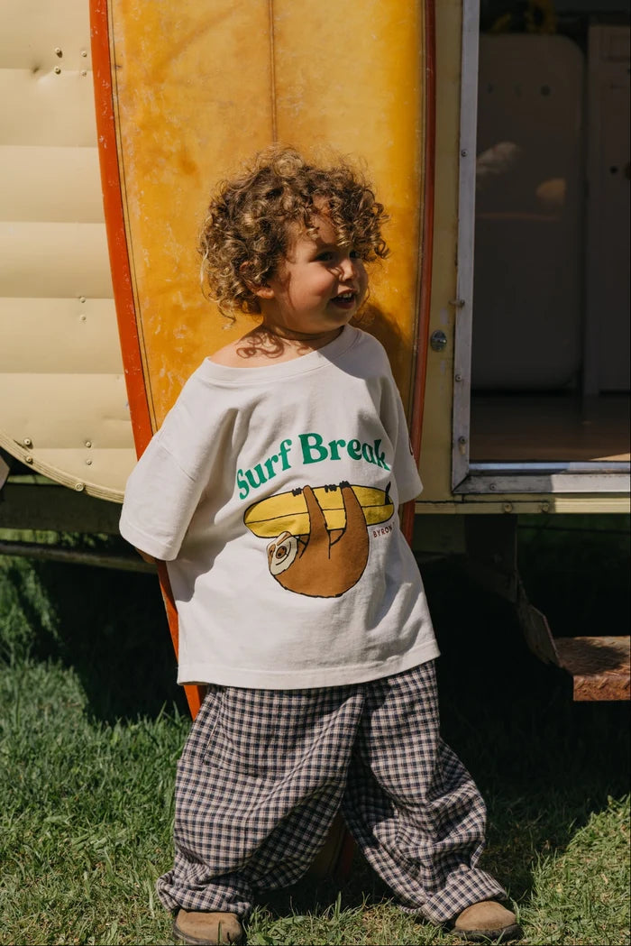 Surf Break Kids Tee OFF WHITE