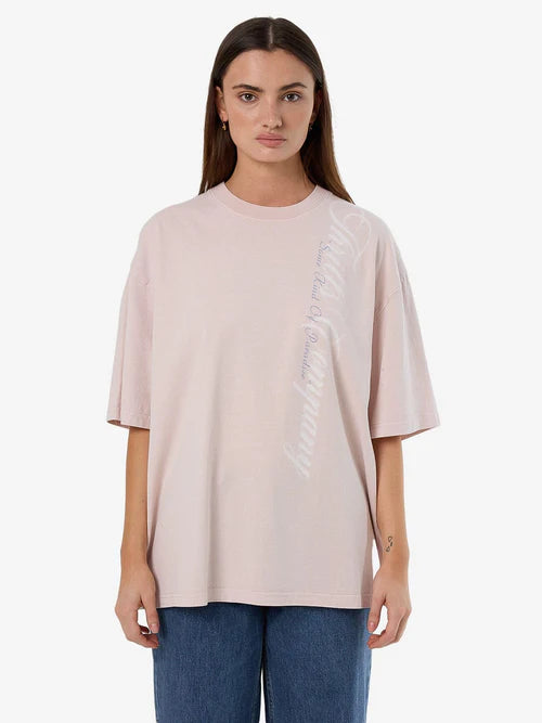THRILLS // Suspended In Time Oversized Tee MAUVE CHALK
