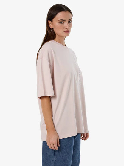 THRILLS // Suspended In Time Oversized Tee MAUVE CHALK