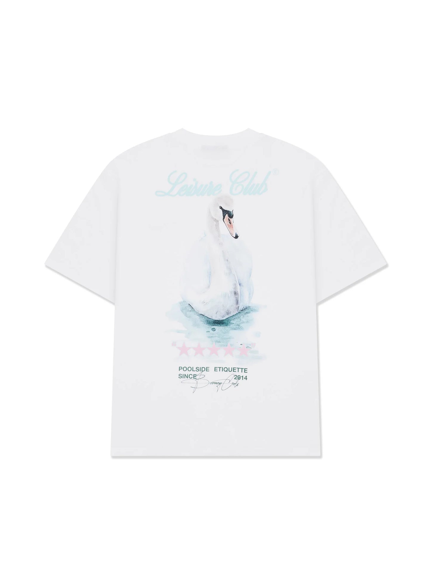 BARNEY COOLS // Swan Tee WHITE