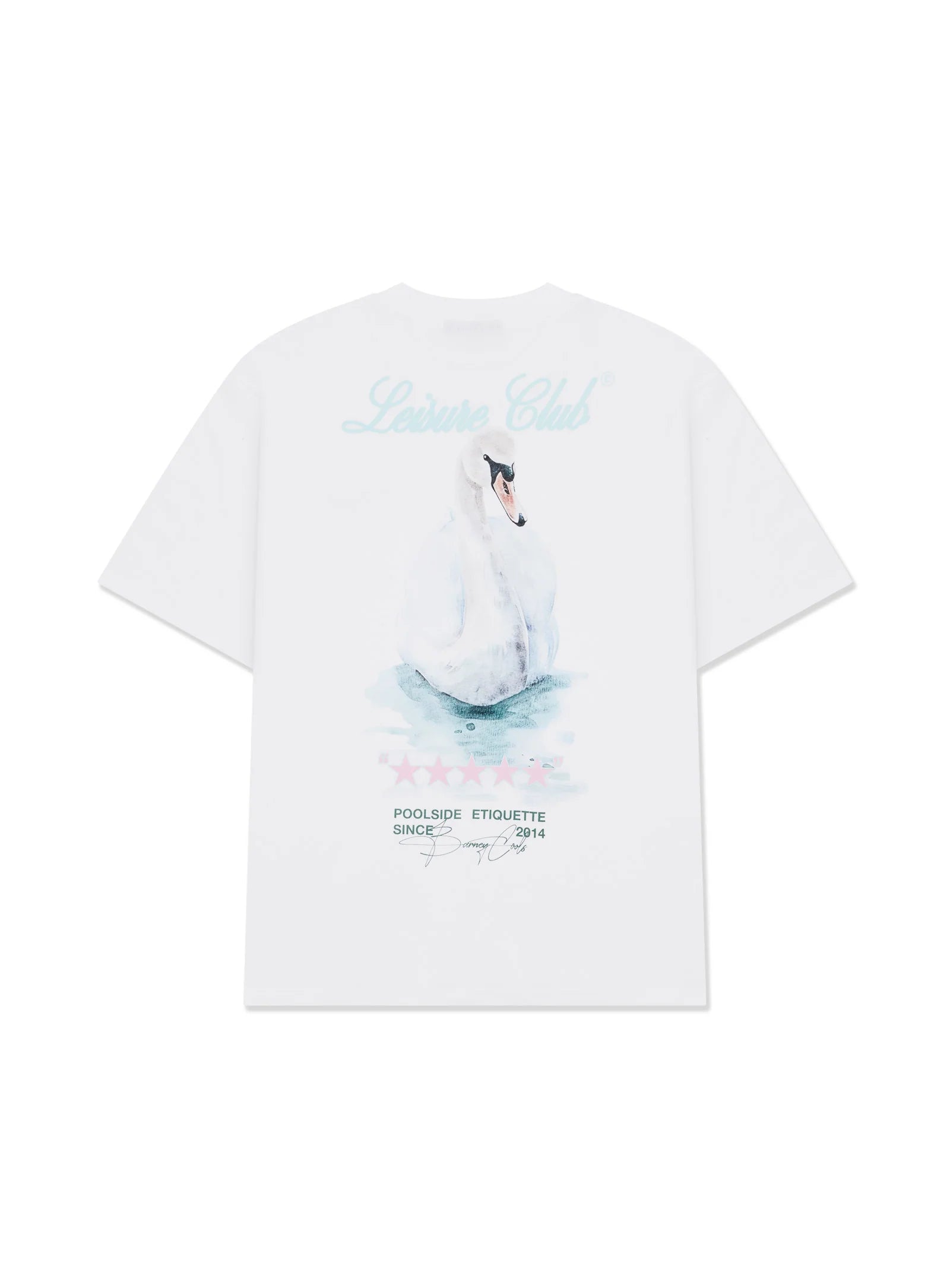 BARNEY COOLS // Swan Tee WHITE