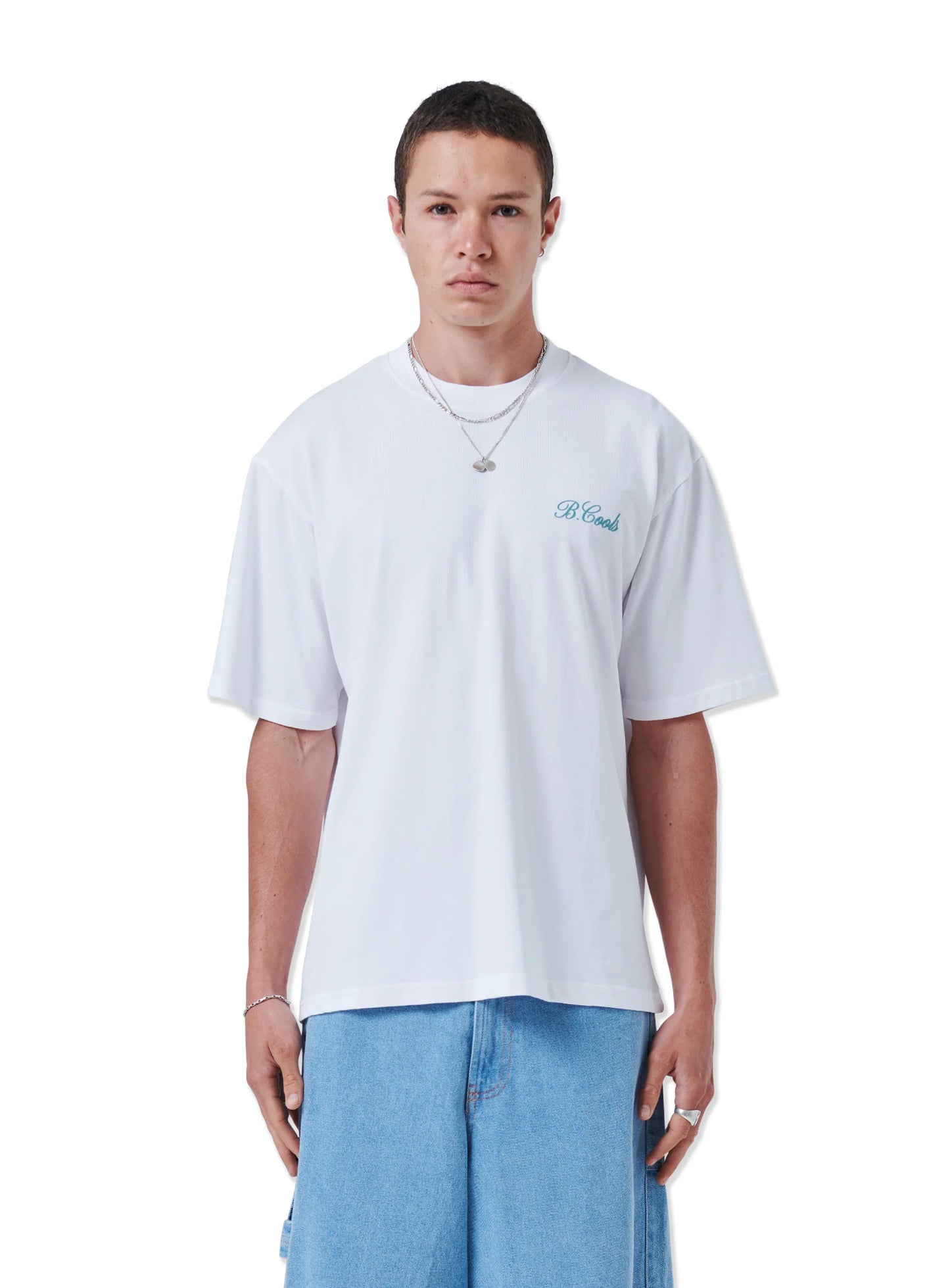 BARNEY COOLS // Swan Tee WHITE