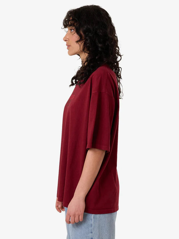 THRILLS // Sweet Anarchy OS Tee CABERNET