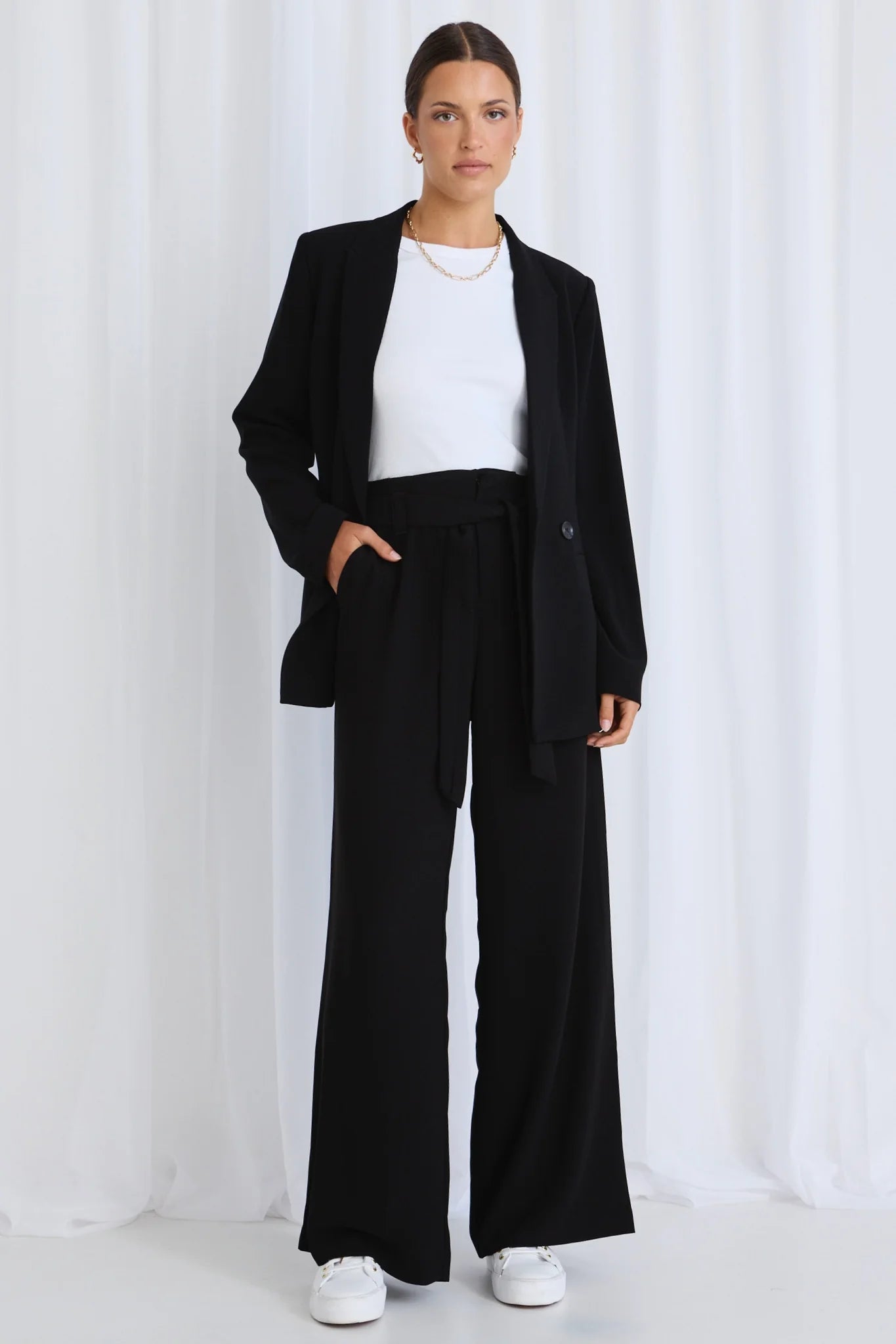STORIES BE TOLD // Sydney Wide Leg Pant BLACK
