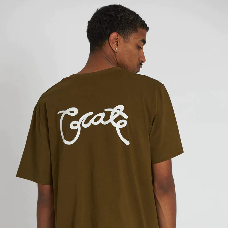 CRATE // Scripted T-Shirt OLIVE