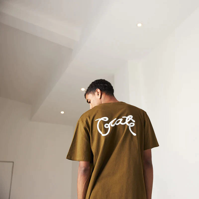 CRATE // Scripted T-Shirt OLIVE