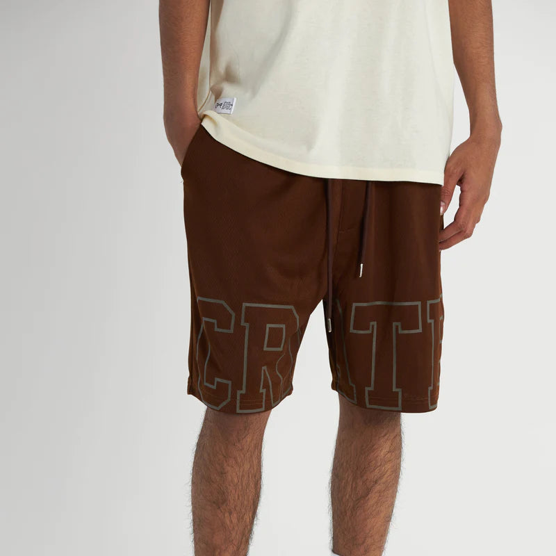 CRATE // Iconic Mesh Shorts BROWN