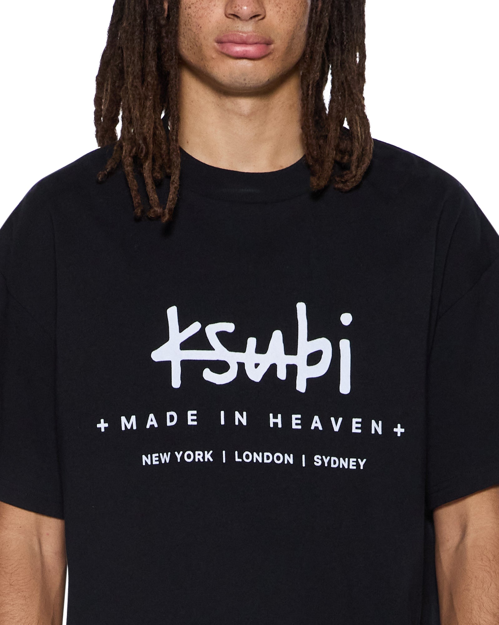 KSUBI // Plated Ekcess Tee JET BLACK