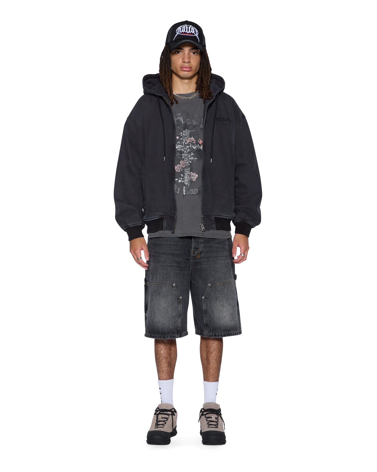KSUBI // Thorned Ekcess Tee CHARCOAL