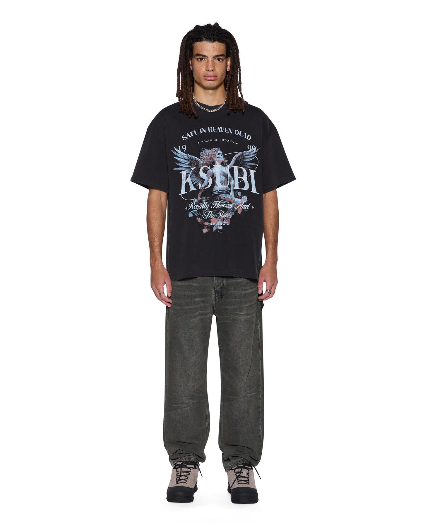 KSUBI // Spirit Ekcess Tee Acid Black CHARCOAL