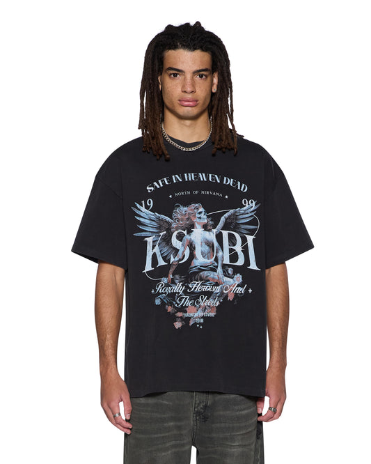 KSUBI // Spirit Ekcess Tee Acid Black CHARCOAL