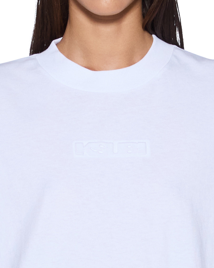 KSUBI // Sott Altar Boyfriend LS Tee WHITE