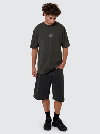 THRILLS // Built To Win OS Fit Tee OIL GREEN