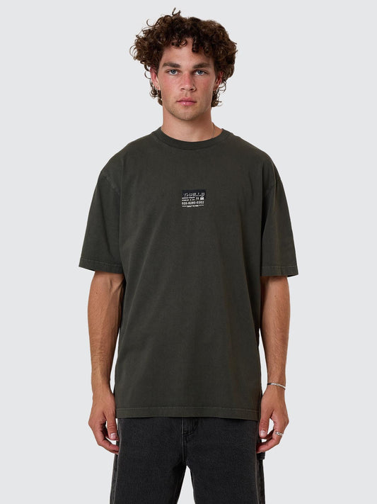 THRILLS // Built To Win OS Fit Tee OIL GREEN