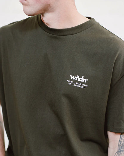 WNDRR // The World Box Fit Tee INK