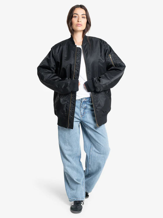 THRILLS // Union Oversized Bomber BLACK