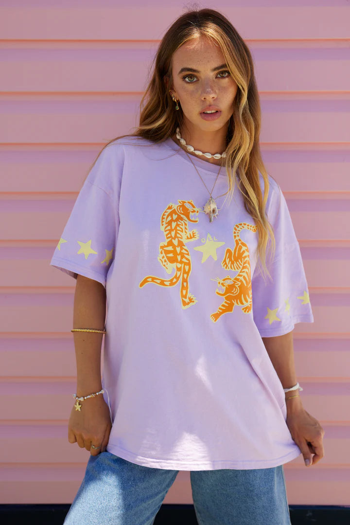 ONLY LOVERS LEFT // Tiger Tee LILAC