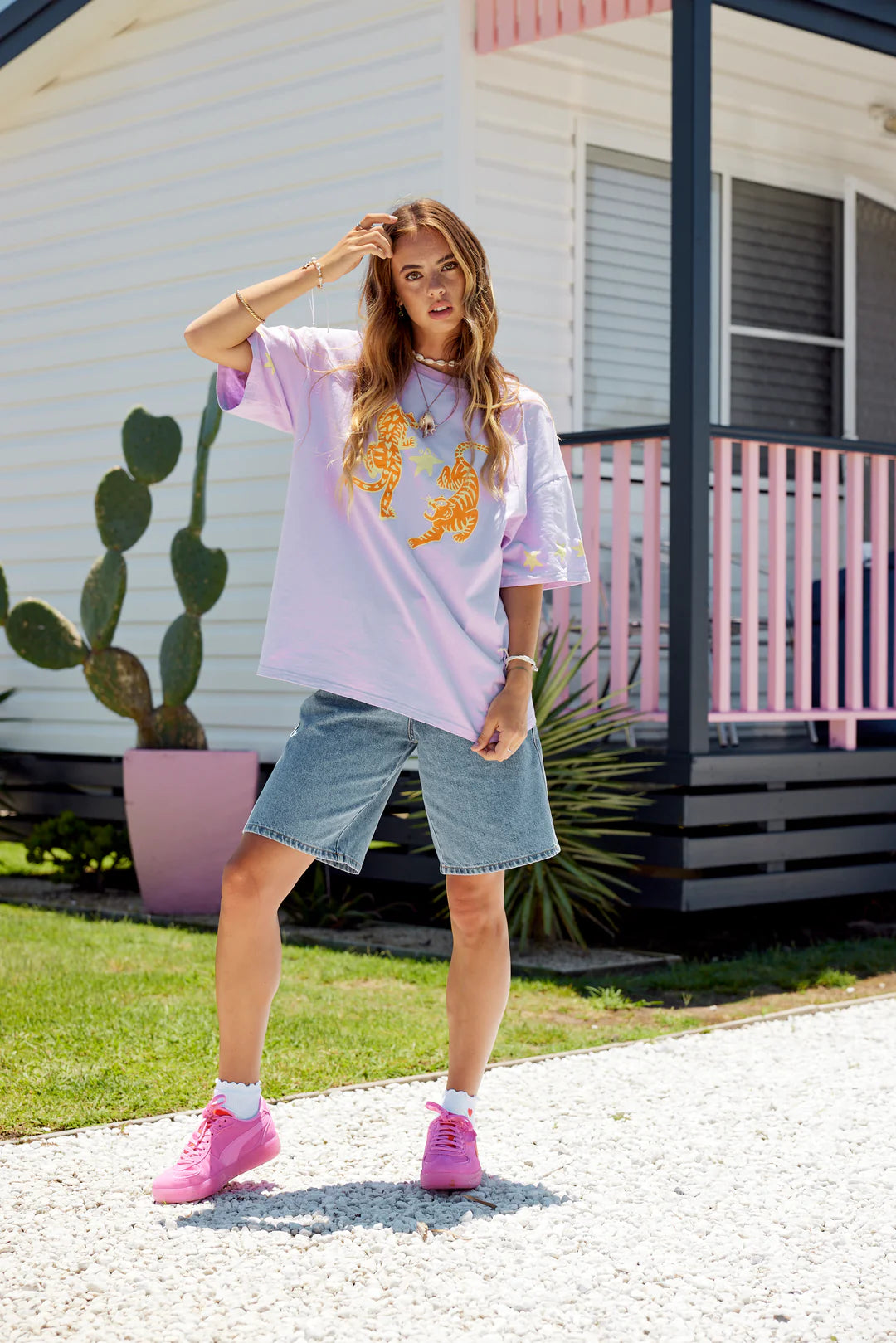 ONLY LOVERS LEFT // Tiger Tee LILAC