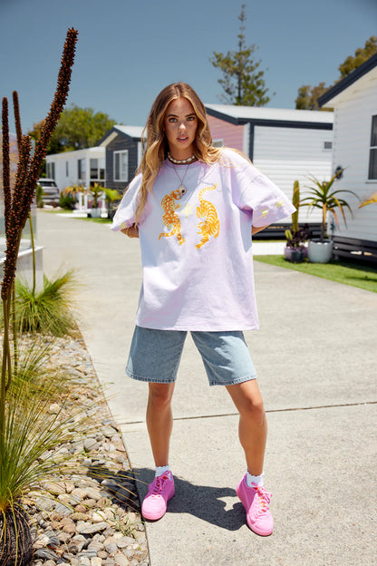 ONLY LOVERS LEFT // Tiger Tee LILAC
