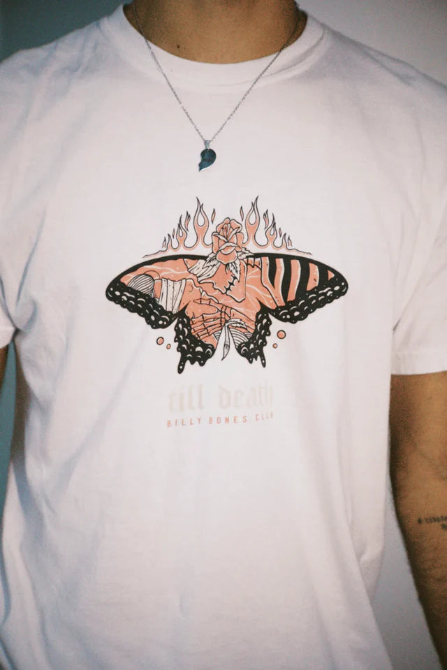 BILLY BONES // Till Death 2.0 Tee VINTAGE WHITE