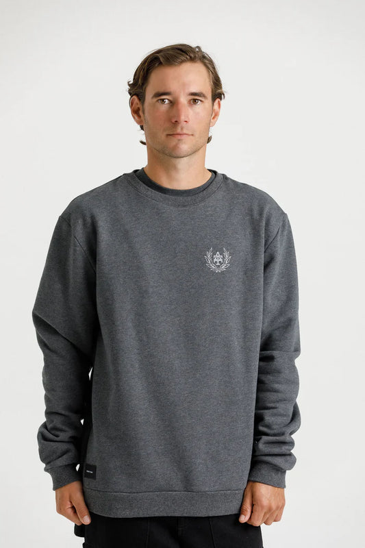 THING THING // Title Crew Collegiate Print COAL MARL