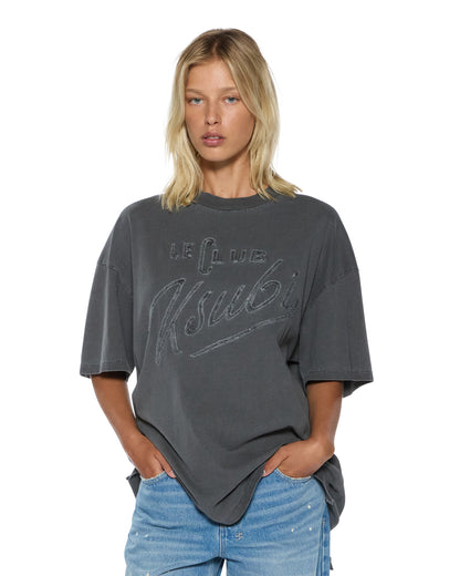 KSUBI // Le Club Boyfriend SS Tee CHARCOAL